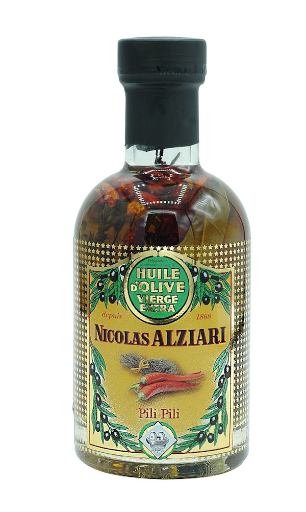 Olivenöl 'Pili Pili' für Pizza und Grillgerichte 200 ML