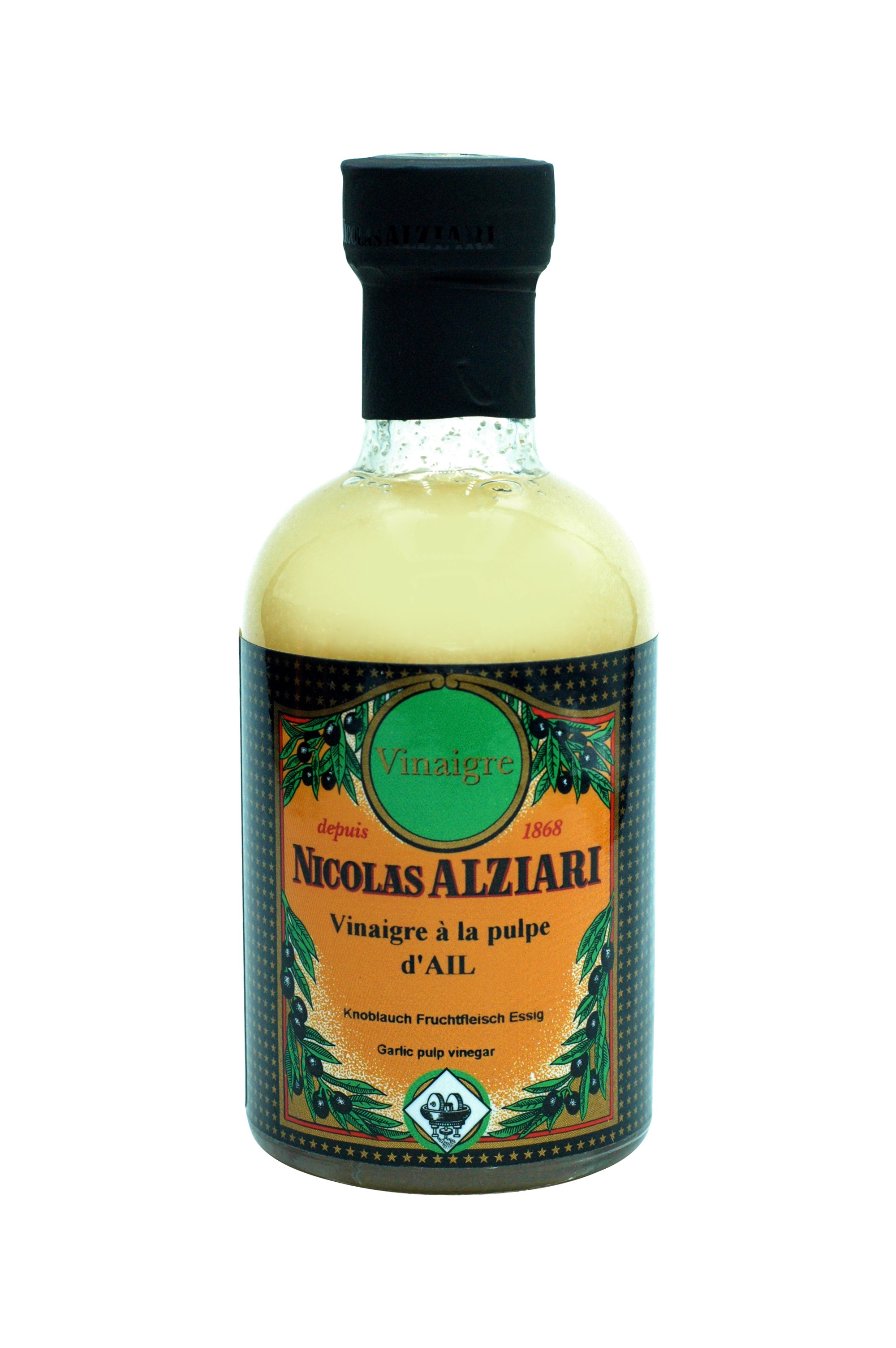 200 ml Flasche Knoblauch Fruchtfleisch Essig 
