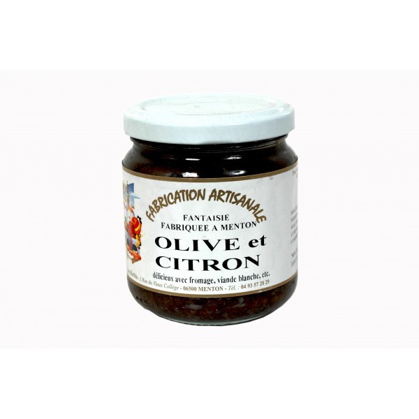 Konfitüre mit Oliven und Zitronen  (220g)