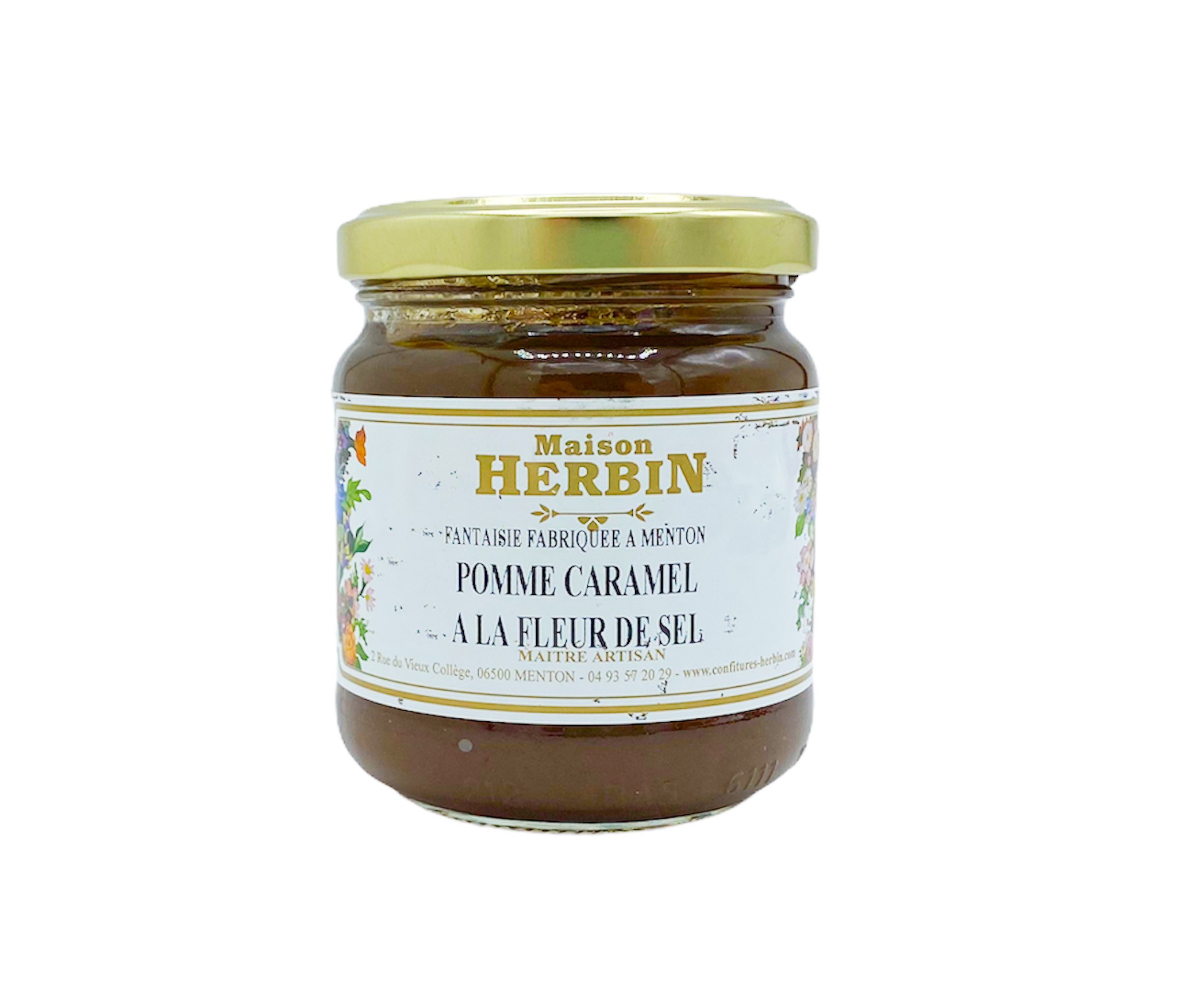 Apfel-Karamell-Marmelade mit Fleur de Sel 230g
