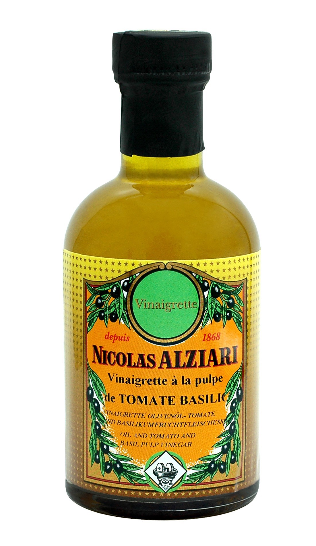 Vinaigretten Olivenöl + Tomaten Basilikum Essig 200 ml - Vinaigrette ...