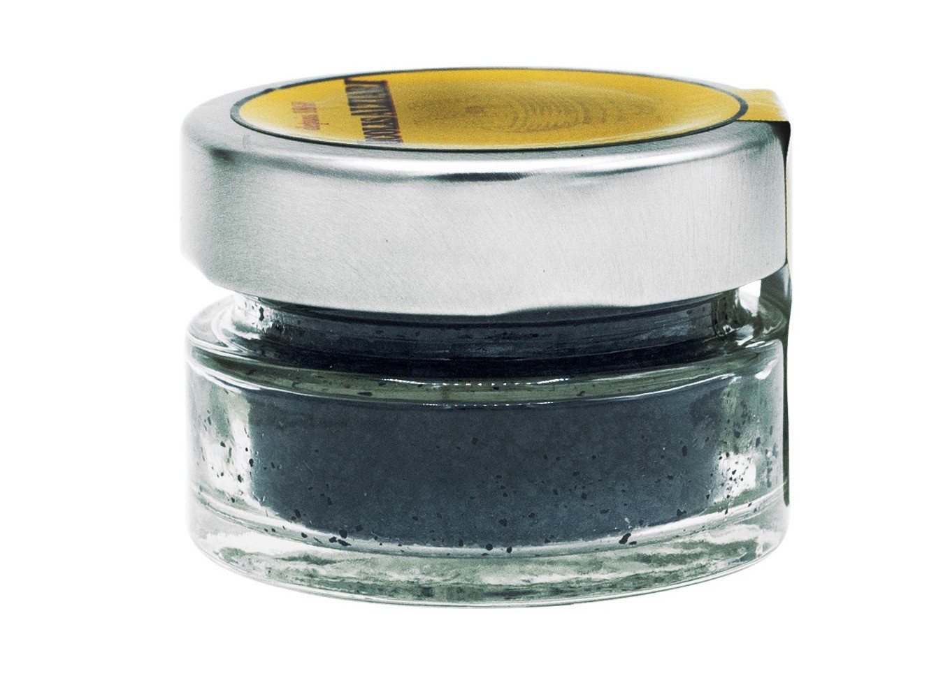 Gebrochene dehydrierte schwarze Oliven im Topf 25 gr