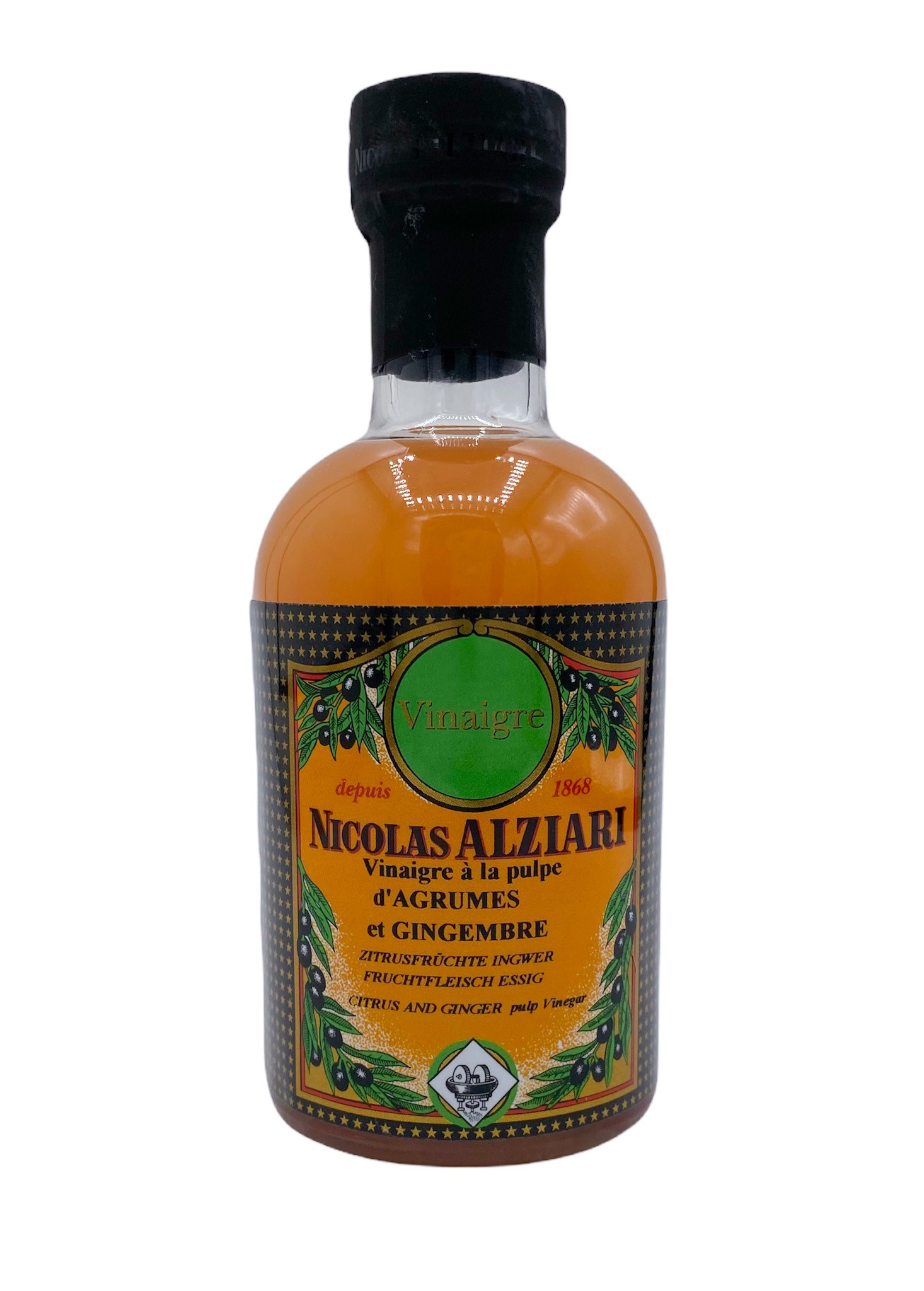 Zitrusfrüchte Ingwer Fruchtfleisch Essig  200 ml 