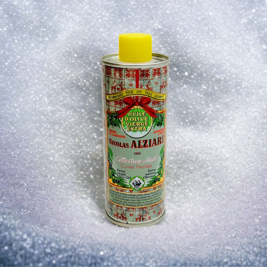 Sammleredition - Holz - Weihnachten - Olivenöl cuvée PRESTIGE 250 ml