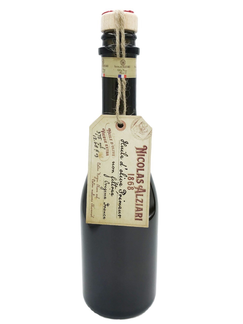 Alziari Primeur Olivenöl unfiltriert 375ml (Clubflasche) Ernte 2022 - Nicolas Alziari
