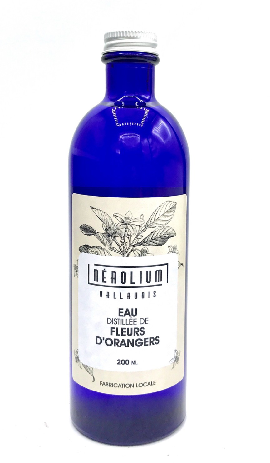 Echtes destilliertes Orangenblütenwasser aus Vallauris (Nerolium) 200ml