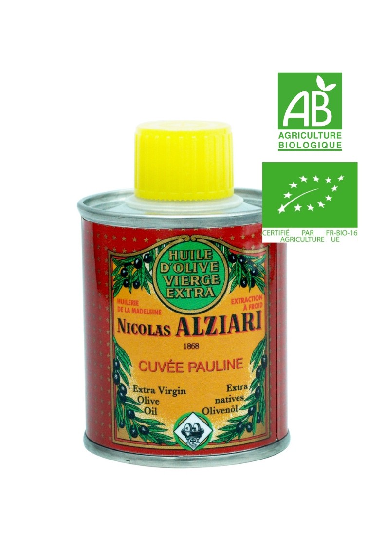 Olivenöl cuvée PAULINE 100 ml (Dose) - Bio* 
