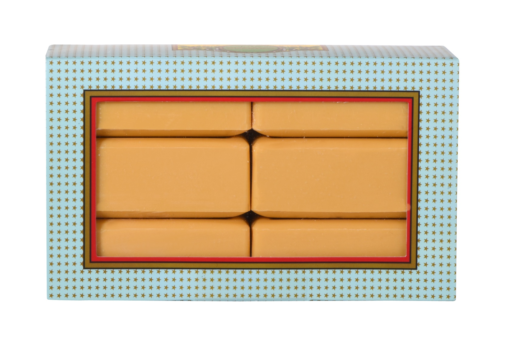 6er-Pack OLIVENÖLSEIFE (MIT HONIGDUFT, 200 G)