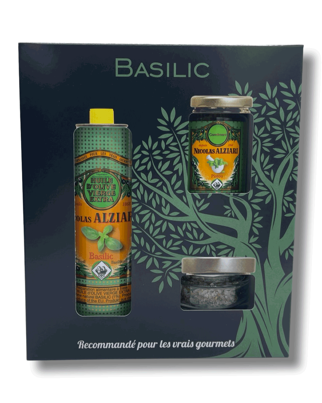 Geschenkbox "Mon retour du Marché" : Basilikum