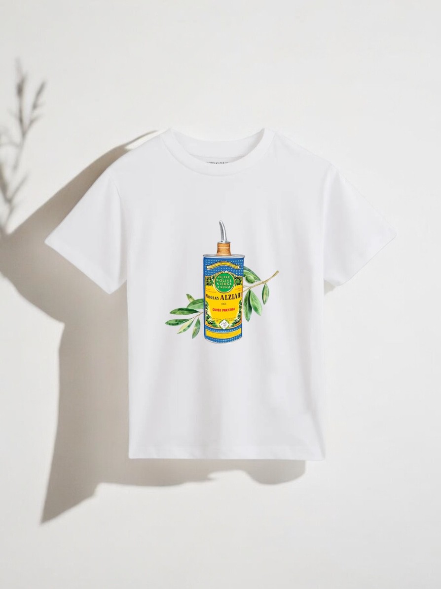 T-SHIRT - KIND - NICOLAS ALZIARI - OLIVIER - WEISS
