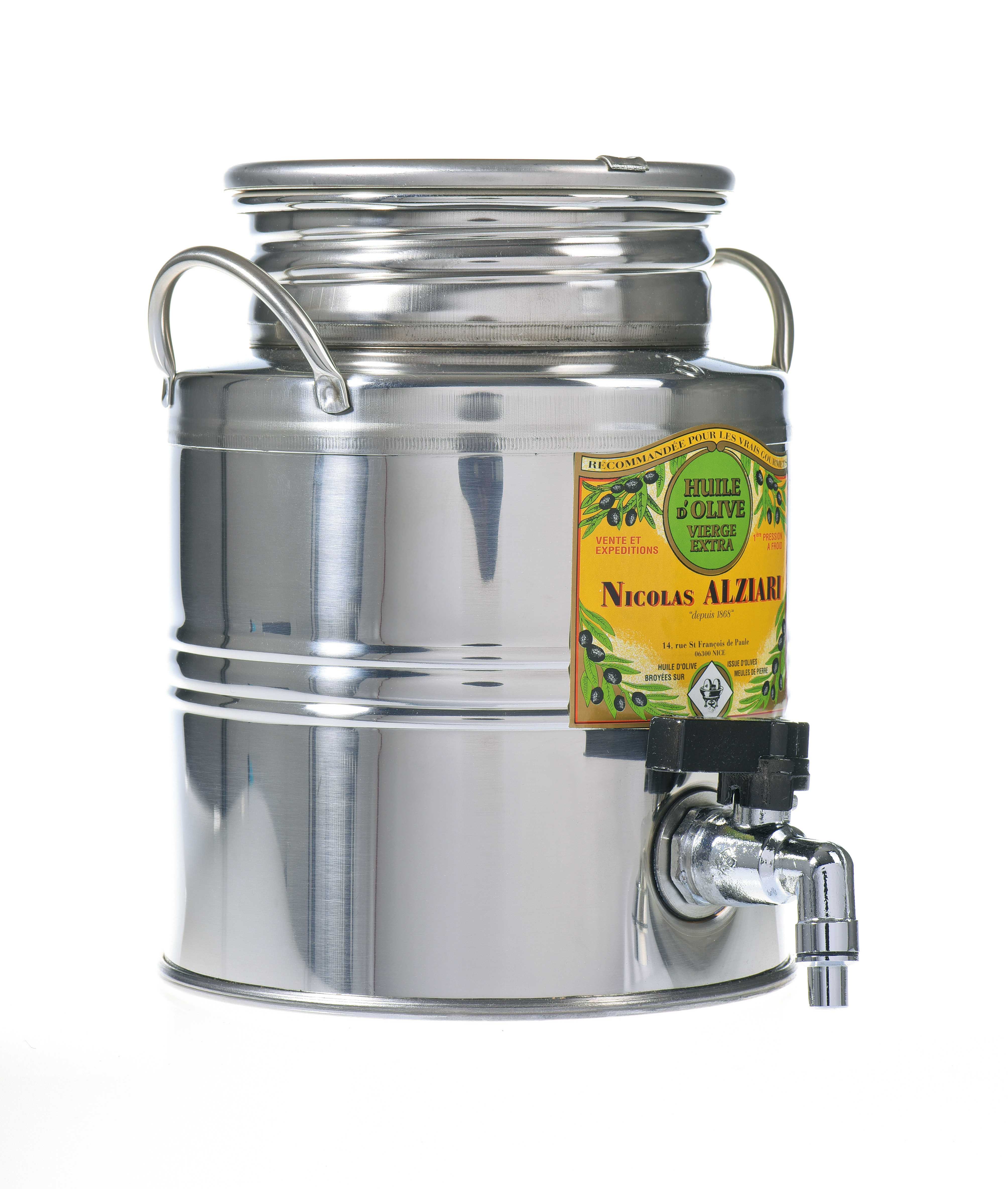 Öl Kanne Behälter Fass Edelstahl Longs Fass INOX Edelstahl für Wein Saft