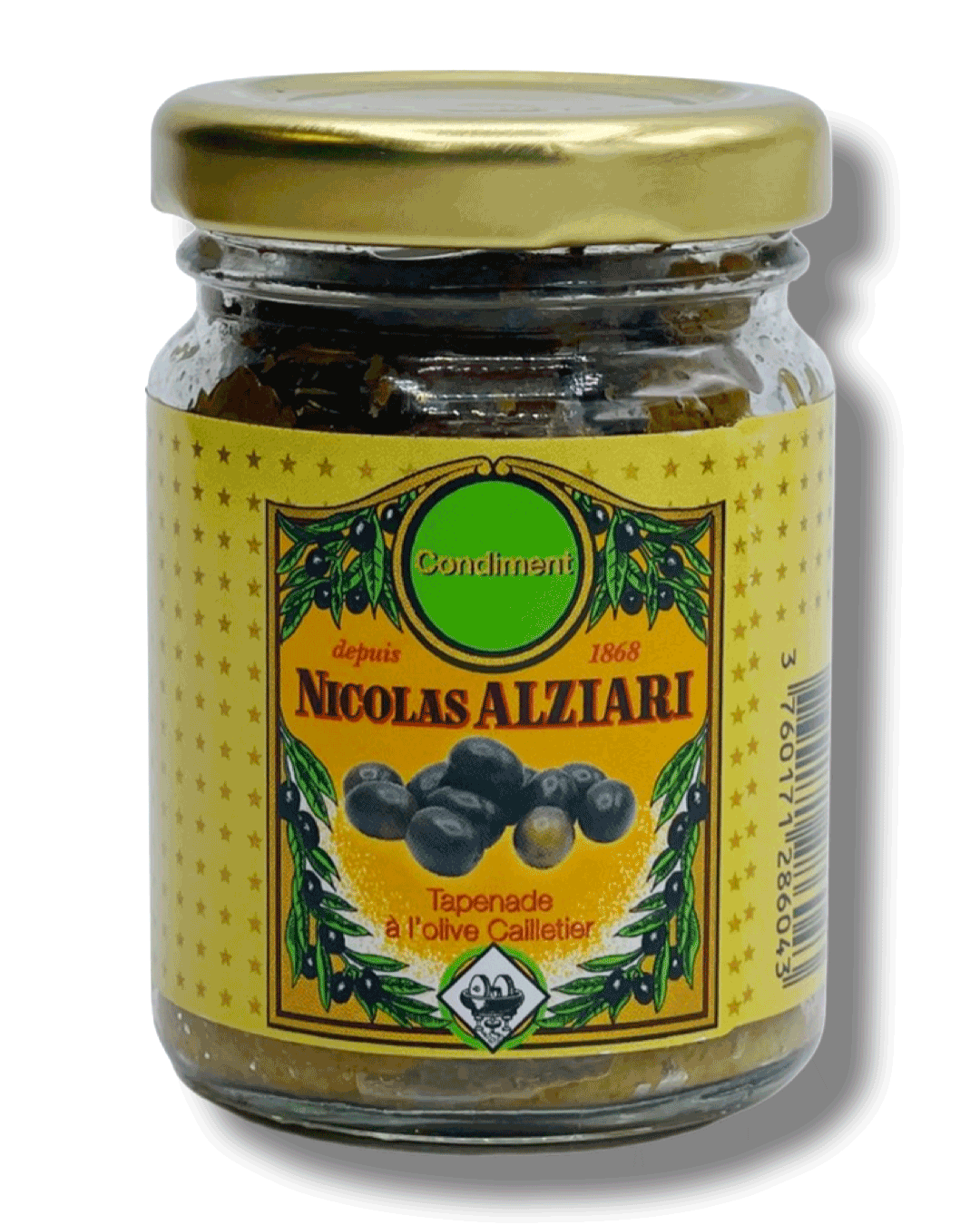Olivenpaste (schwarze tapenade ) aus Nizza 80g 