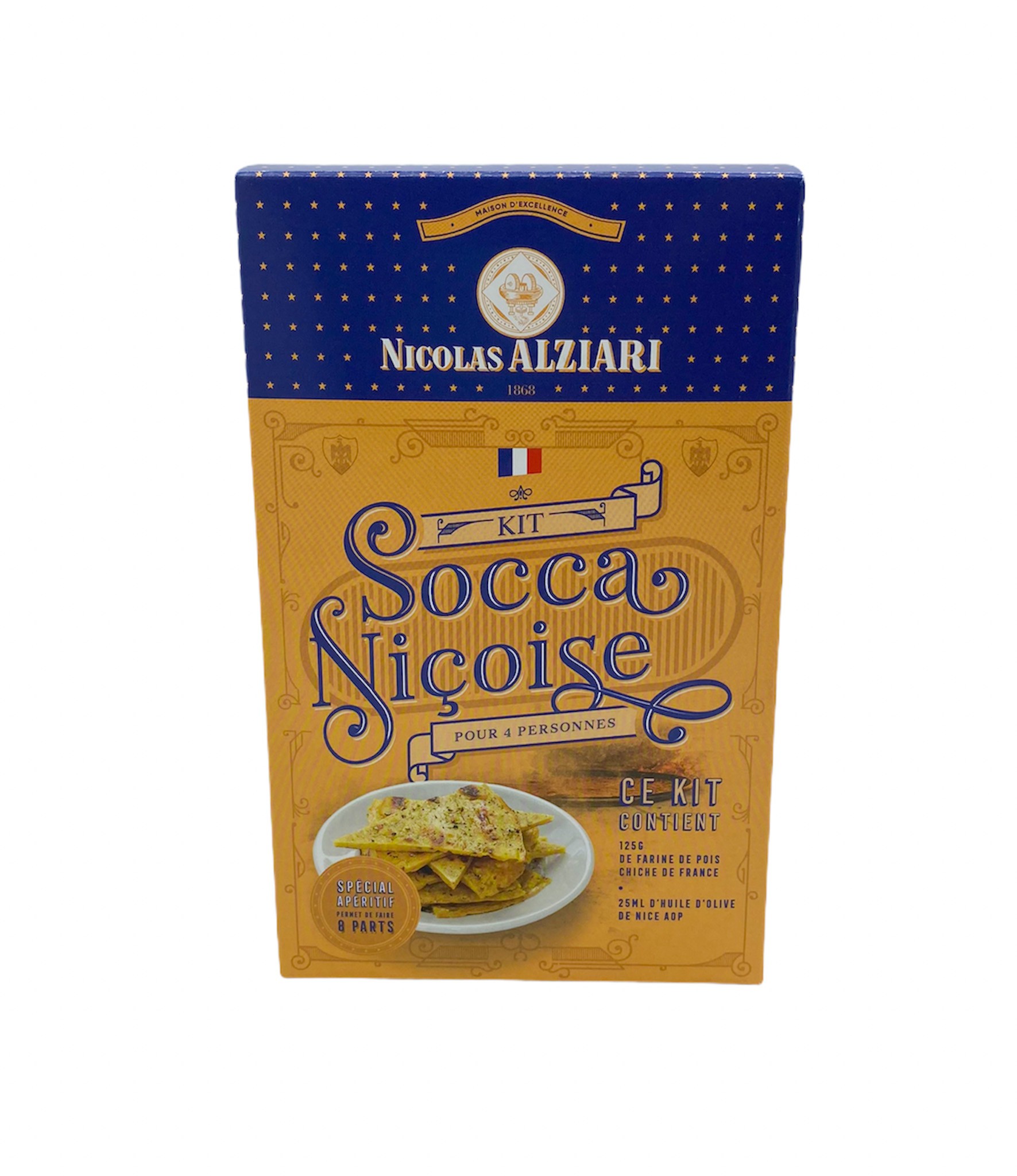 Socca appetizer kit " Niçoise" für 4 personen