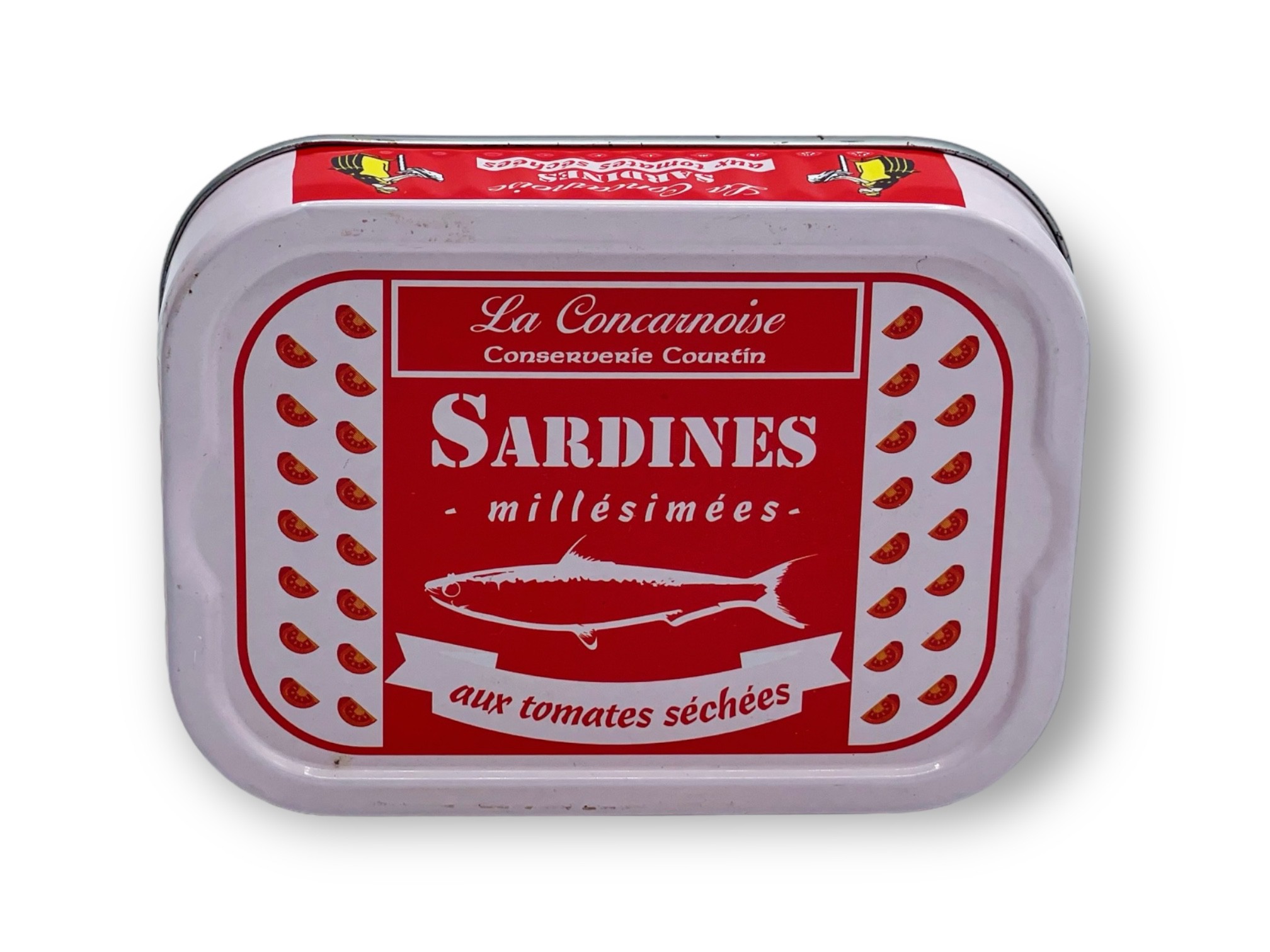 Sardinen in Olivenöl und getrockneten Tomaten 115gr - La Concarnoise
