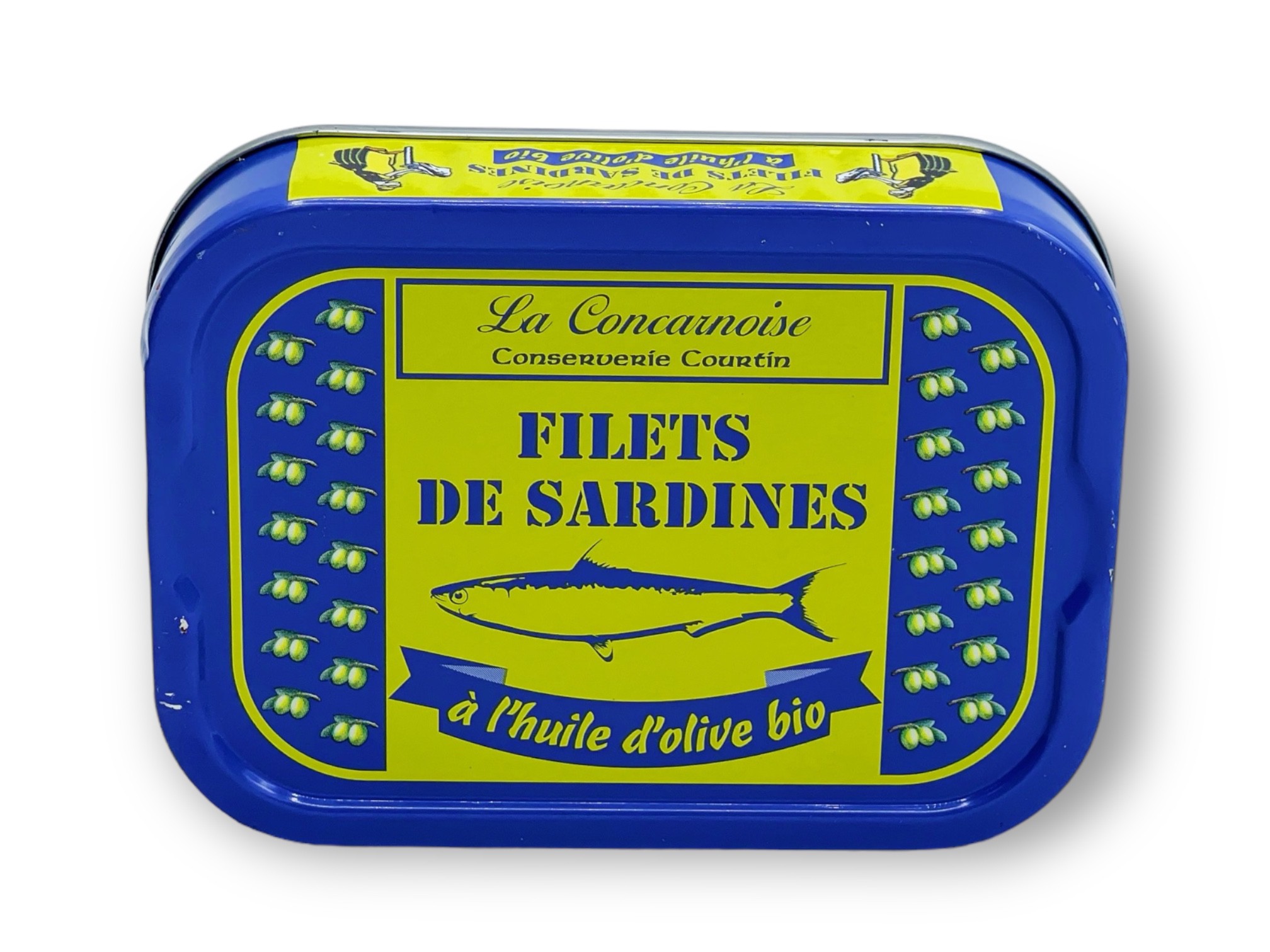Sardinenfilets in BIO-Olivenöl 115gr - La Concarnoise