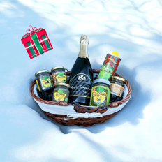 Box Goldene und grüne Weihnachten