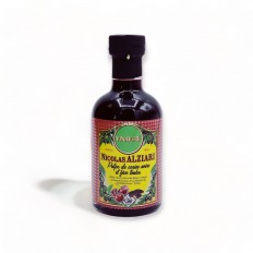 200 ml Flasche Schwarzkirschen Fruchtfleisch & Tonkabohnen - Essig  