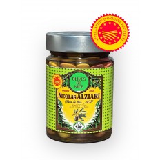 GLAS EINGELEGTE NiZZA-OLIVEN 220G  (AOP)