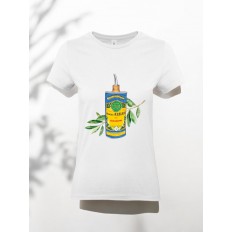 T-SHIRT - DAMEN- NICOLAS ALZIARI - OLIVIER - WEISS