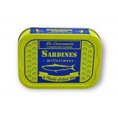 Sardinen in Olivenöl BIO 115gr -  La Concarnoise