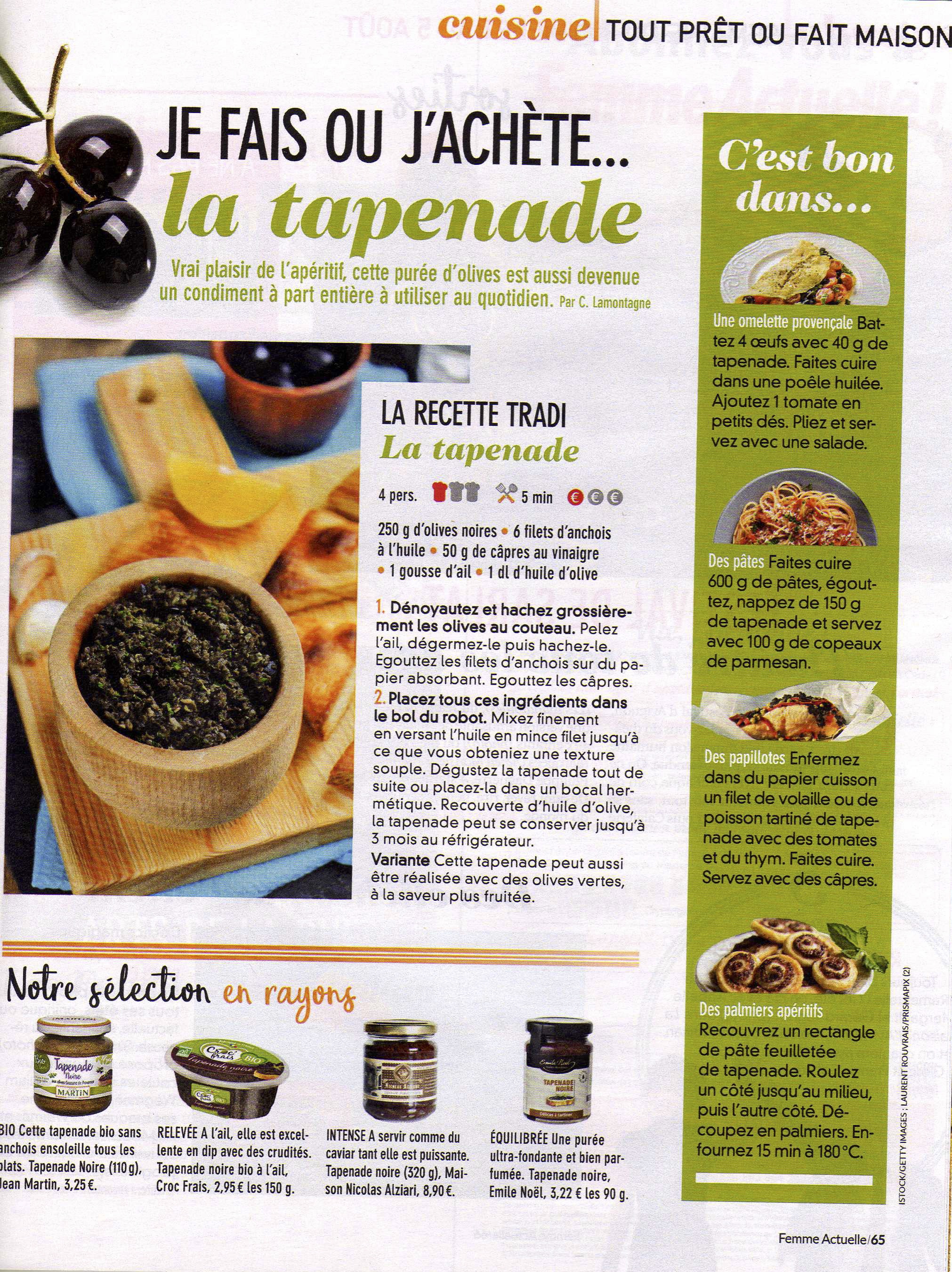 acheter tapenade